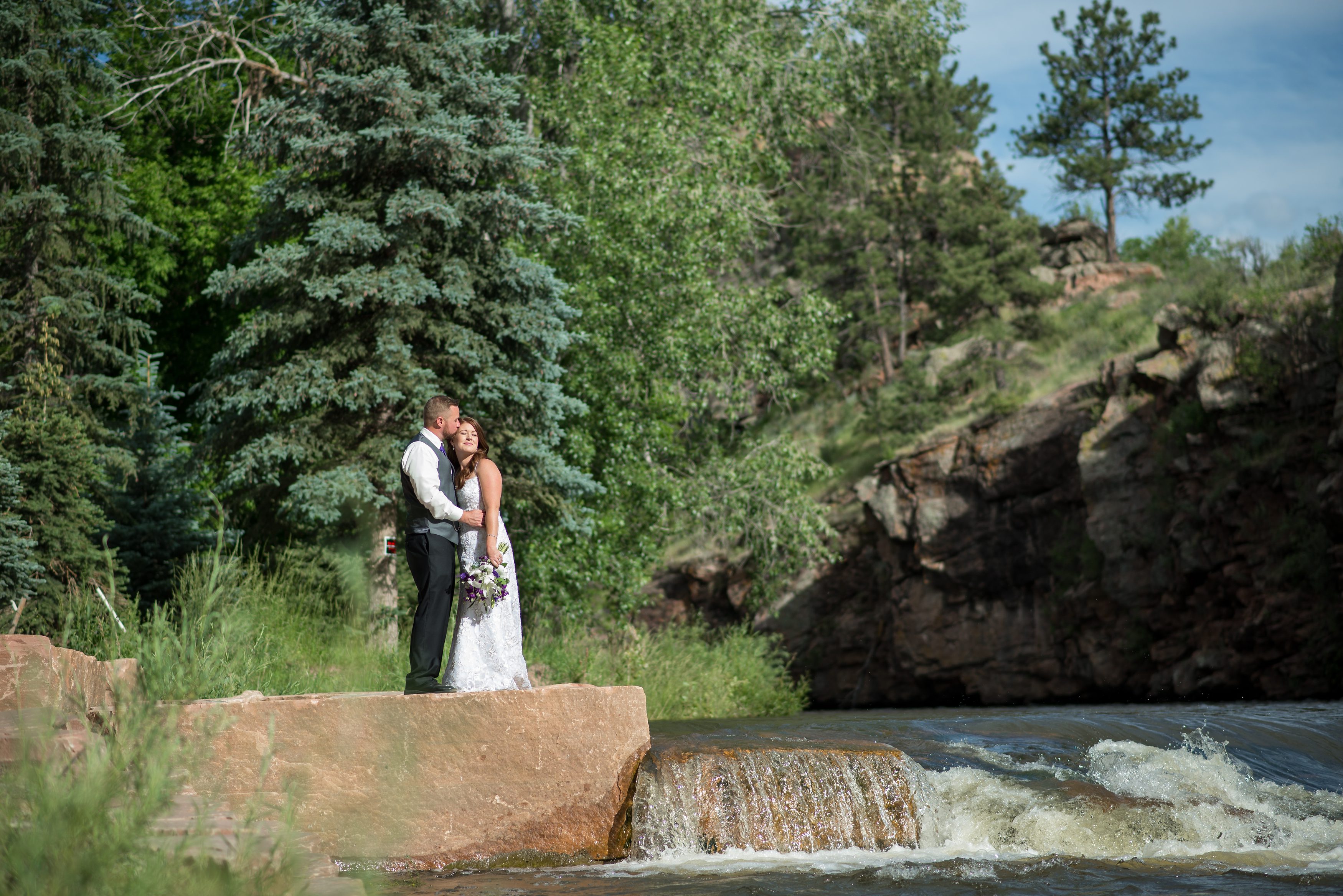 Colorado wedding photographers, river bend weddings