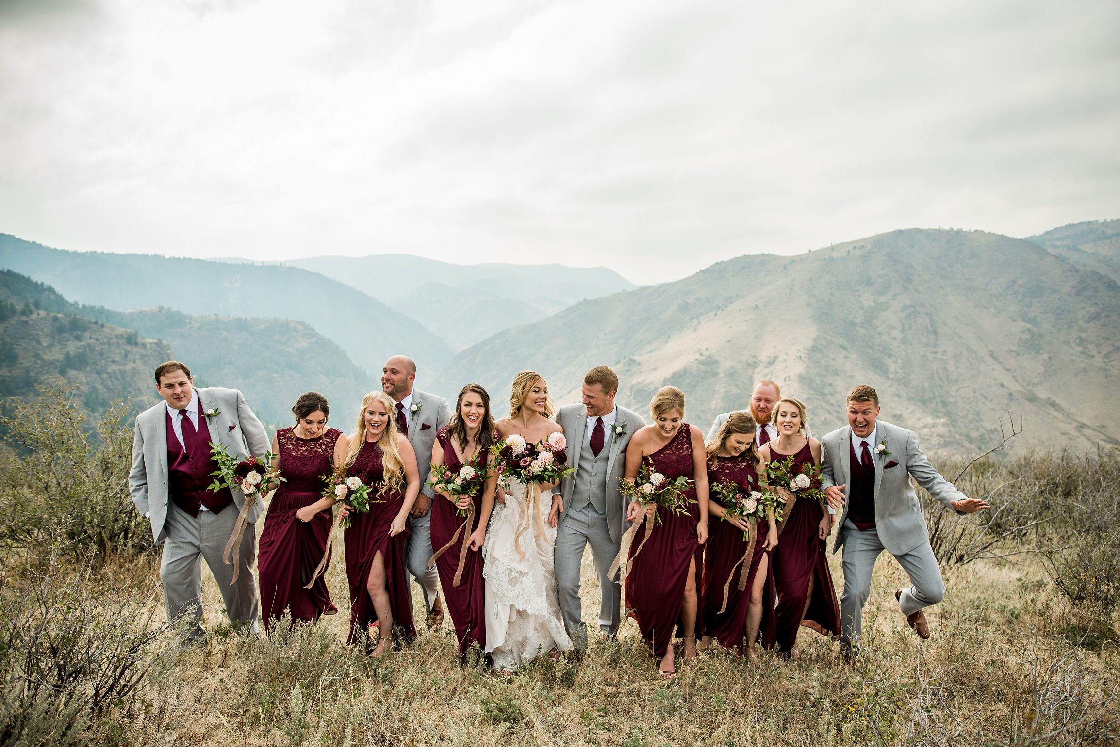 Bridal Party Photos at Lookout Mountain